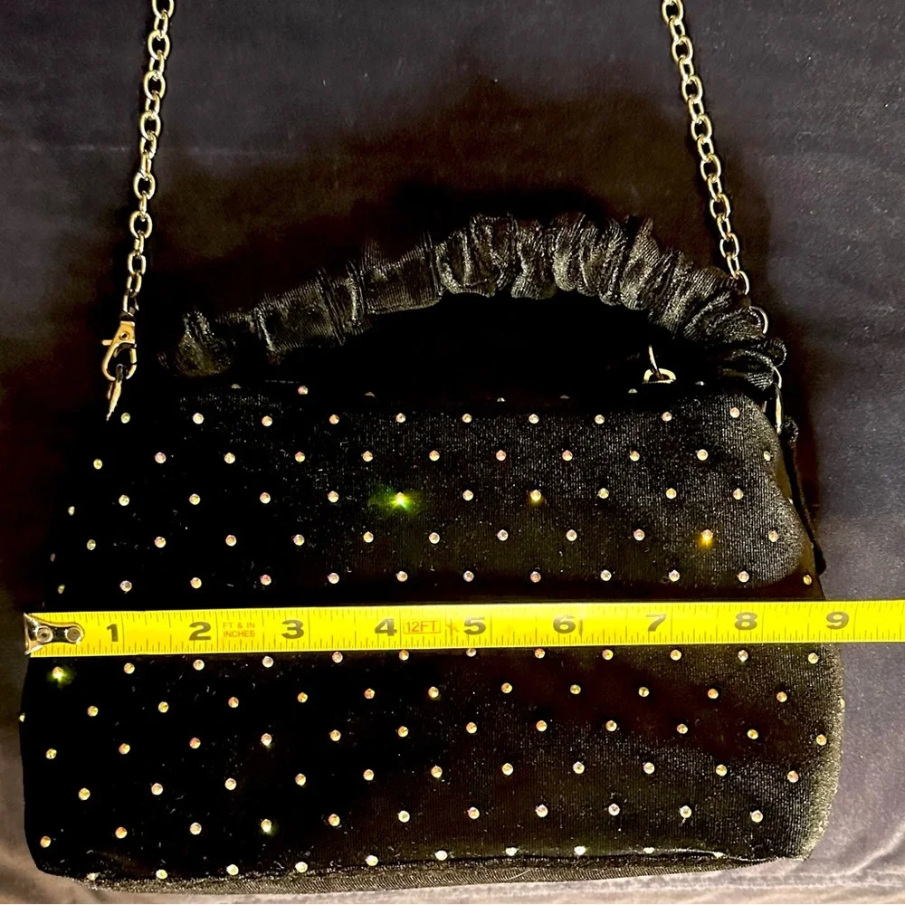Small Black Rhinestone Crossbody/Handbag, Primark, Never Used-Perfect Condition - Picture 3 of 6